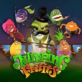 Jumping Fruits logo by Wazdan at SpinStar Casino